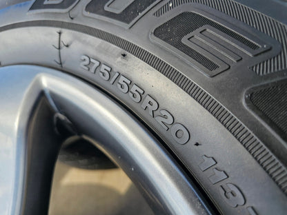 20" Ford Expedition F-150 OEM gray wheels rims 3833 3896 tires BRIDGESTONE