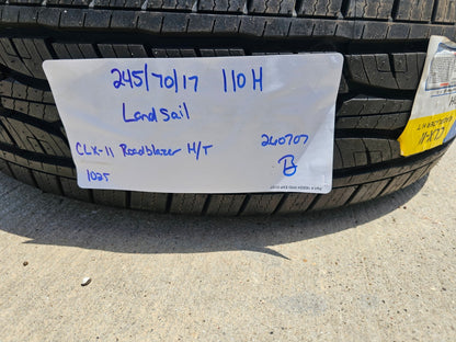 (1) 245/70/17 Landsail Roadblazer CLX-II 2 tire 245/70R17 110H NEW