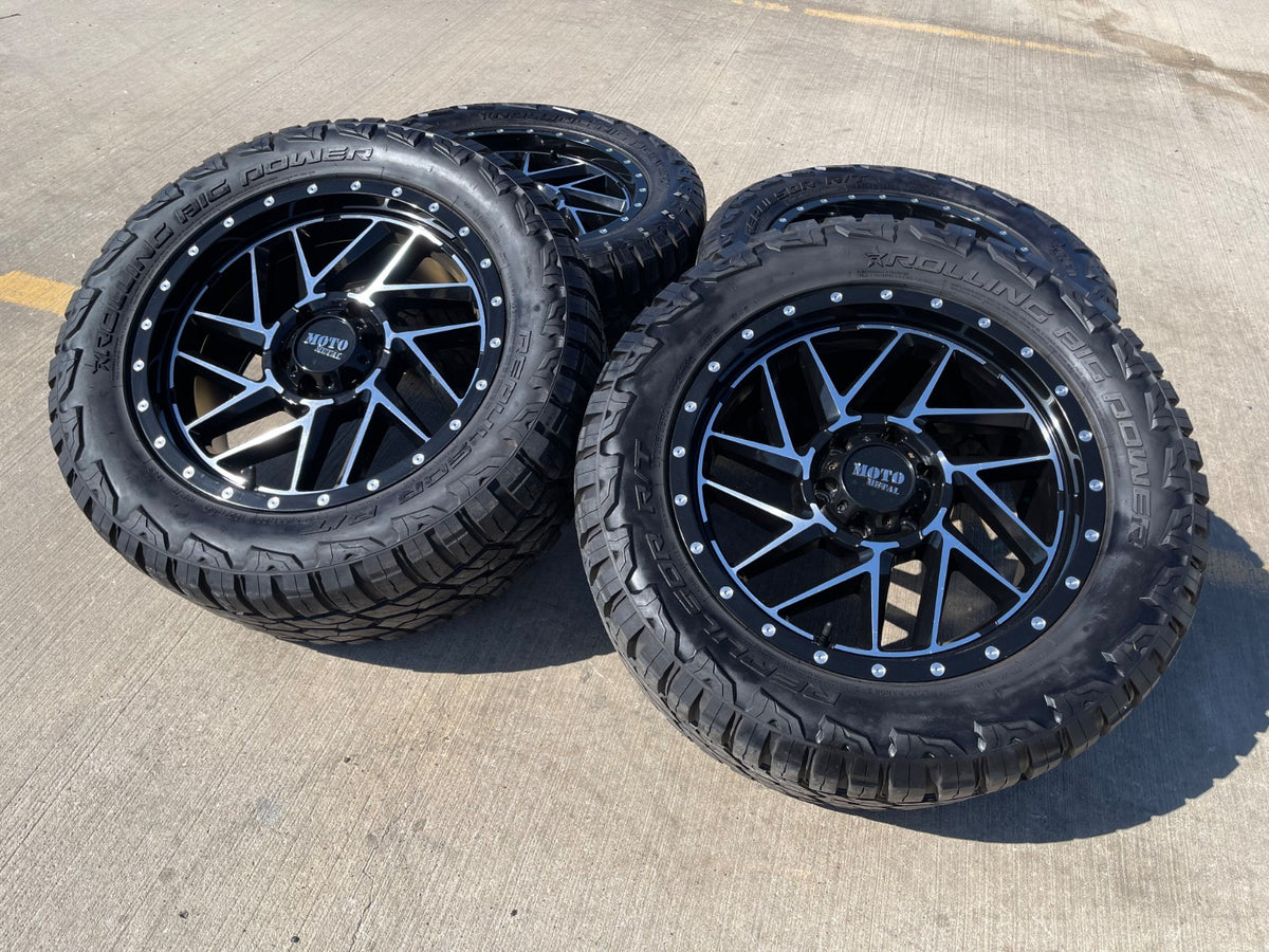 20x9 20" MOTO METAL MO985 Breakout Silverado RAM Tacoma wheels rims 6x139 6x5.5