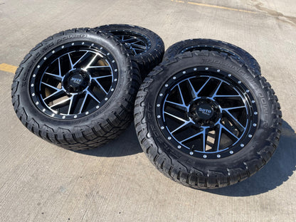 20x9 20" MOTO METAL MO985 Breakout Silverado RAM Tacoma wheels rims 6x139 6x5.5