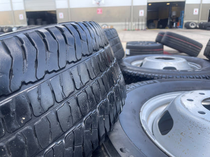 17" Ford F-350 Dually OEM 3618 3619 rims wheels SET tires Michelin LTX A/T2