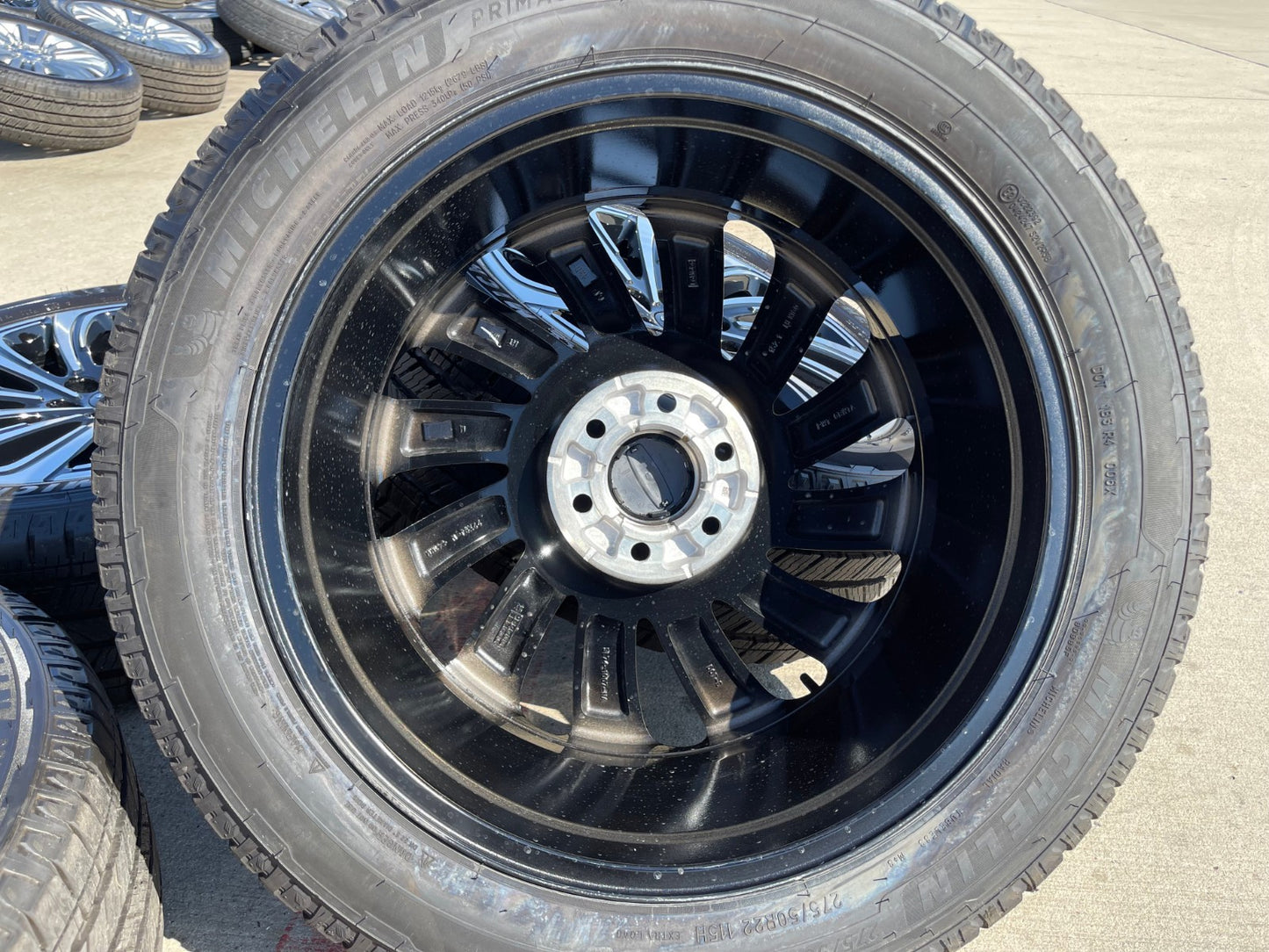 22" Lincoln Navigator OEM 10666 rims wheels BLACK LABEL 2025 2026 MICHELIN NEW