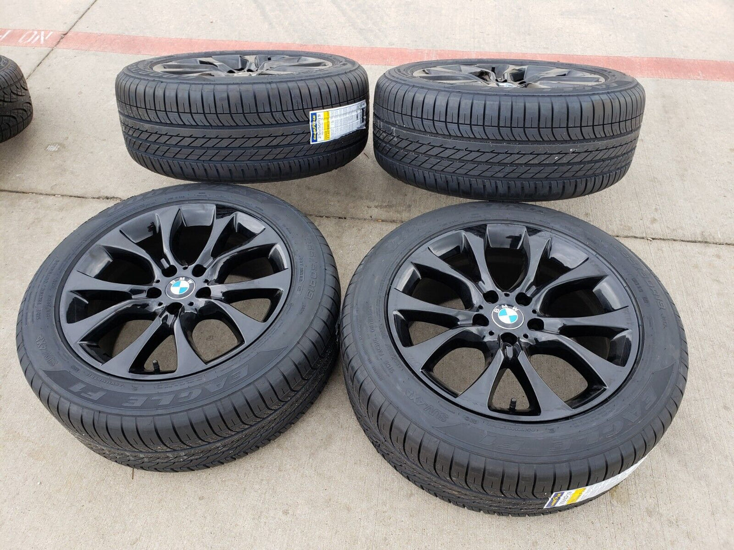 19" BMW OEM X5 wheels rims 86045 tires 5x120 NEW