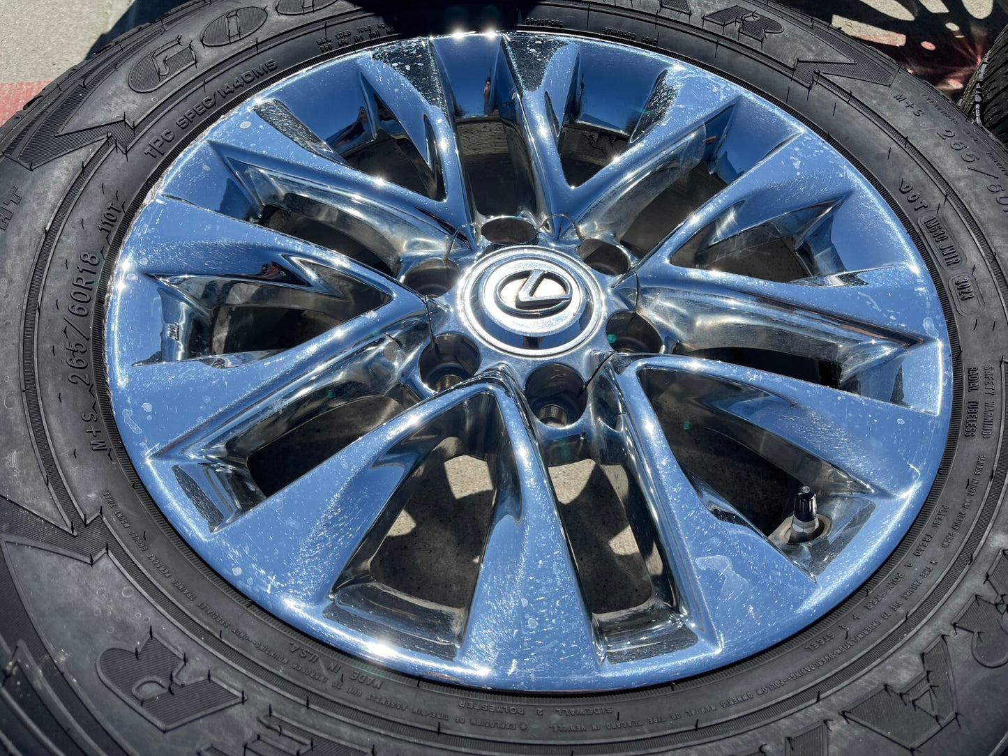 18" Lexus GX460 GX470 Tacoma 4Runner OEM CHROME wheels rims 74297 tires