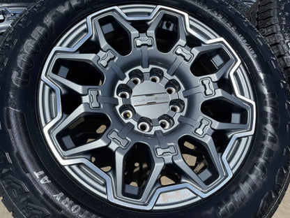 (5) 22" Hummer EV HEV 2500 OEM 8x165 14094 wheels rims 2025 2026 NEW GOODYEAR