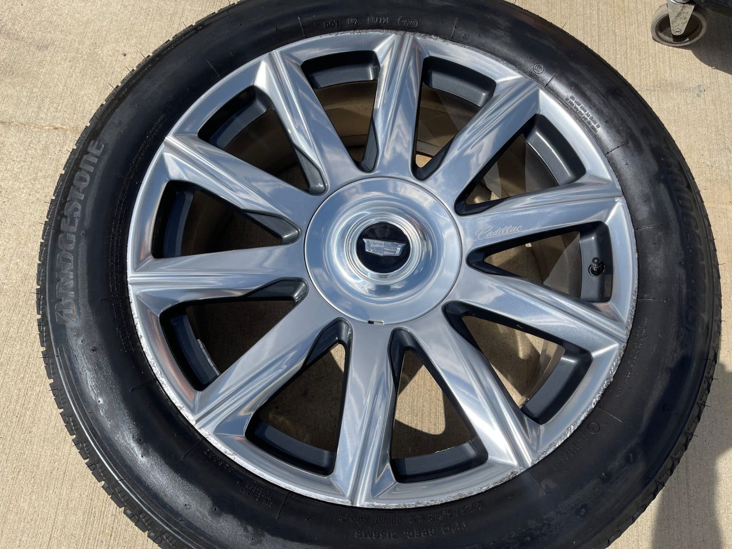 22" Cadillac Escalade Platinum OEM 4874 95078 wheel rim 2023 2024 2025 2026 2027