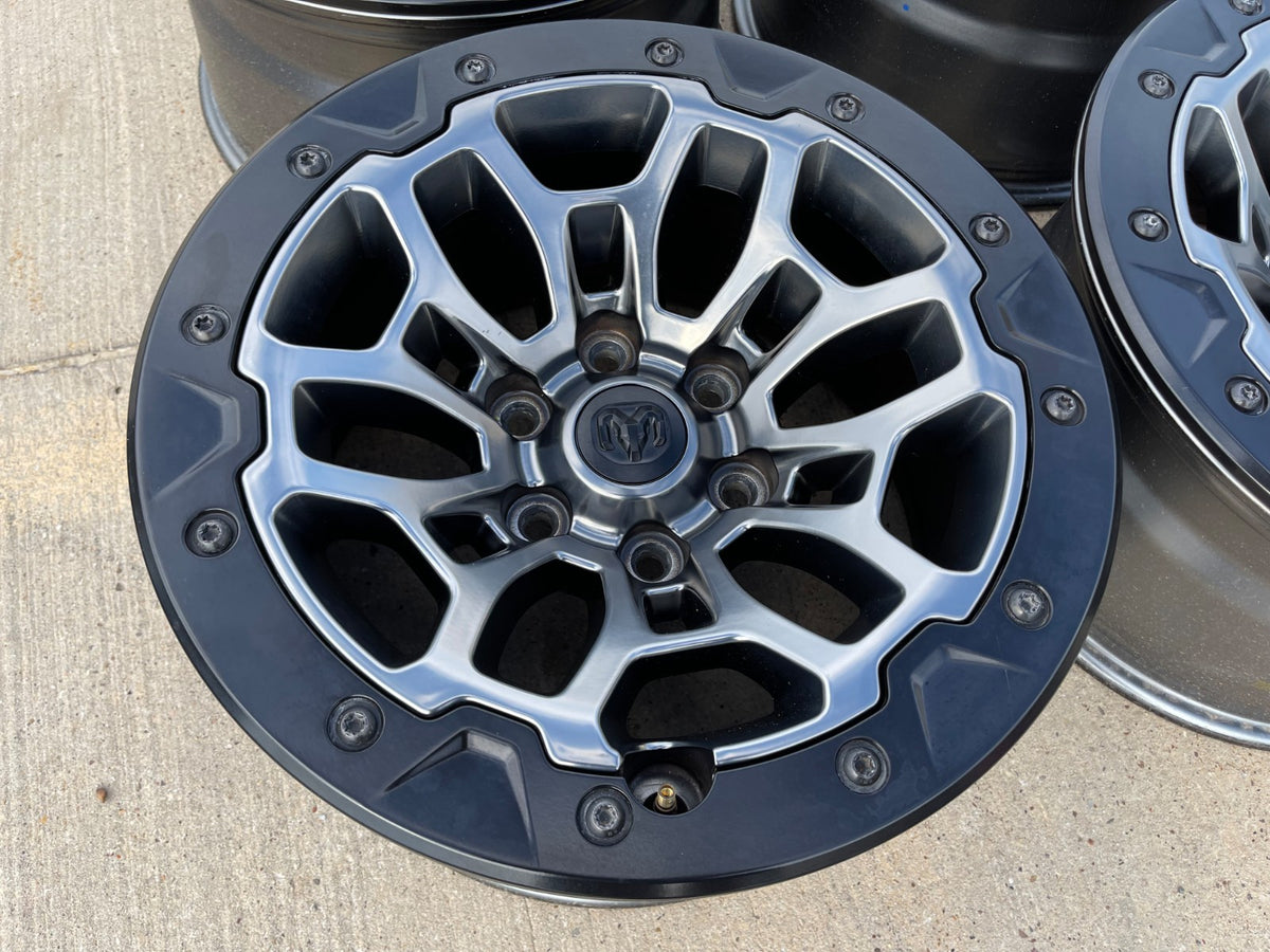 18" Dodge Ram 1500 TRX Beadlock OEM 2735 RHO wheels rims SET 2025 2026 2027 NEW