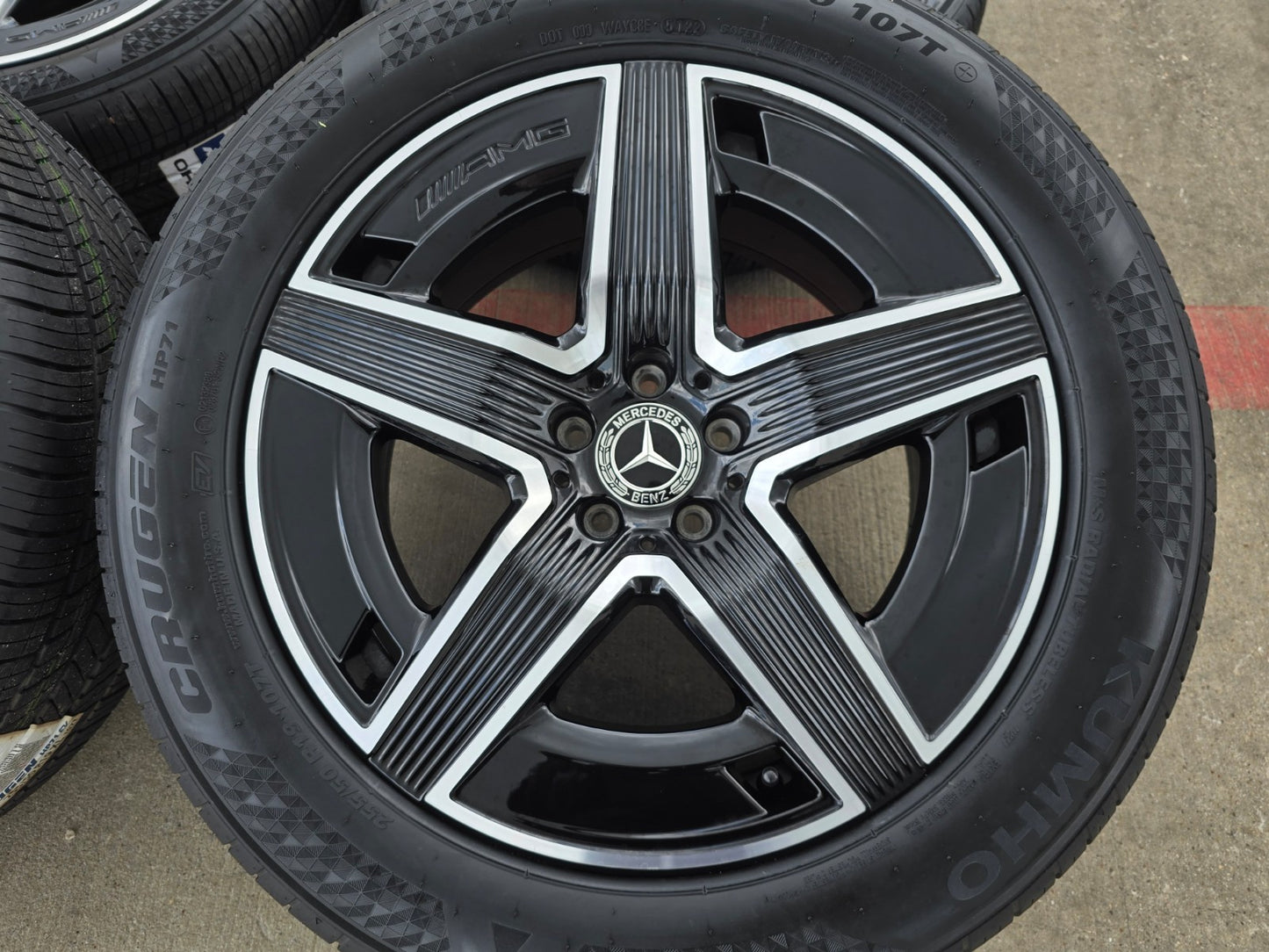 19" Mercedes GLC300 AMG C E S Class OEM 85911 85912 wheels rims tires NEW