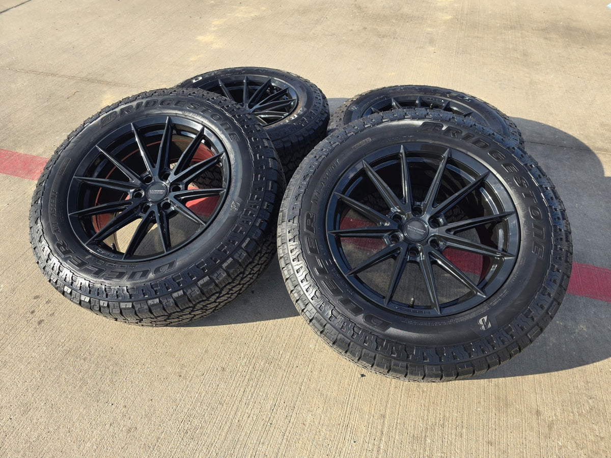 20" 20x9.5 Vossen HFX-2 Ford F-150 Expedition rims wheels 6x135 BRIDGESTONE NEW
