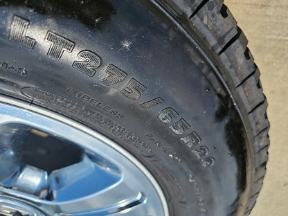 20" FORD F-250 F-350 Lariat OEM 3892 CHROME rims wheels tires MICHELIN