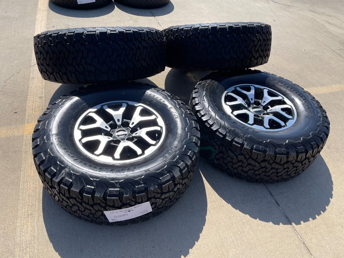 17" Ford F-150 Raptor Bronco OEM 95353 rims wheels SET BFG KO2 35" NEW