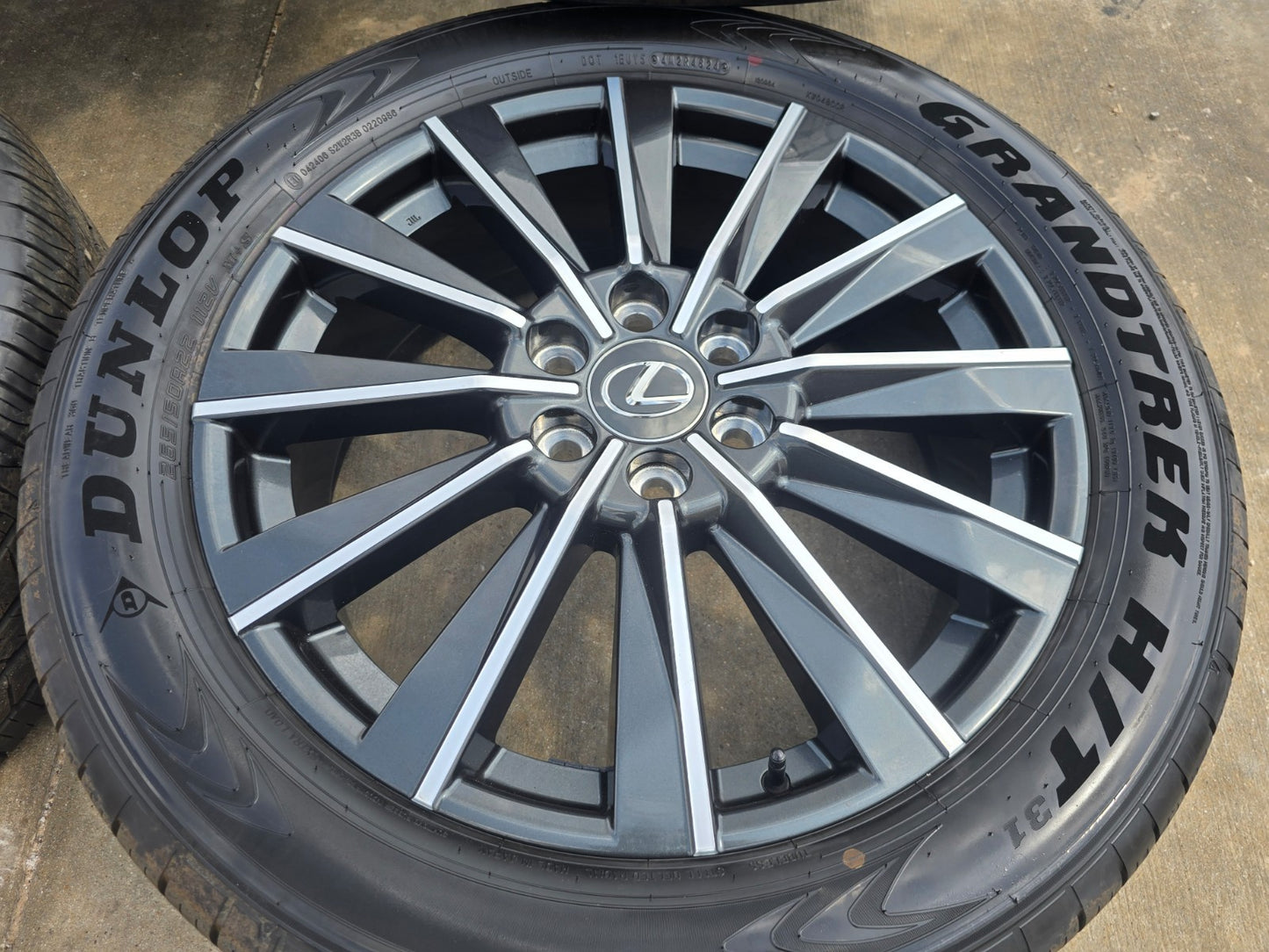 22" Lexus GX550 OEM wheels rims Toyota Land Cruiser Tundra 78519 LX600 2025 NEW