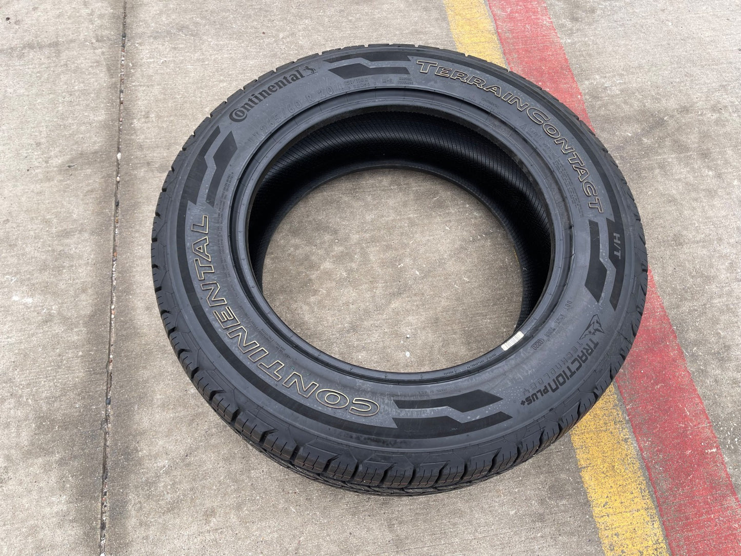 (1) 265/60/20 Continental Terrain Contact H/T OWL tire 118R LT 10 PLY LRE NEW