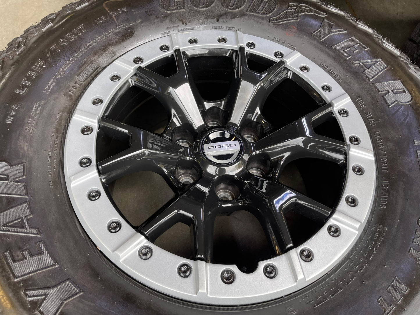 17" Ford F-150 Raptor Bronco R OEM Replica BEADLOCK 10460 rims wheels tires 35"