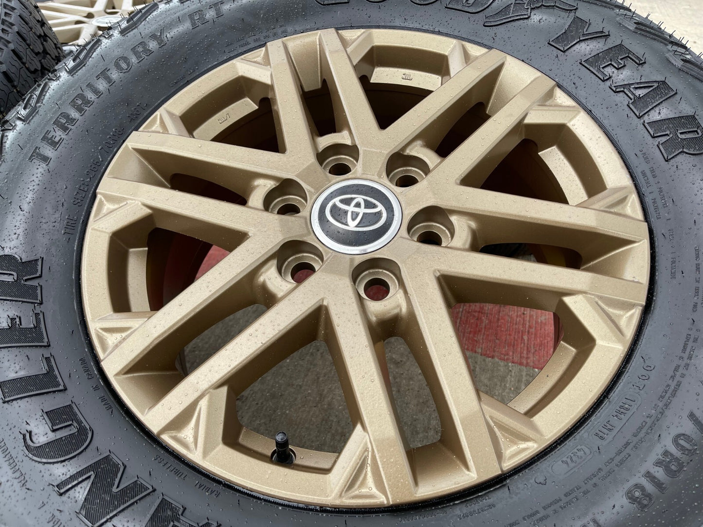 18" Toyota Tundra TRD OEM wheels rims 75281 Sequoia LX600 BRONZE 2025 2026 NEW