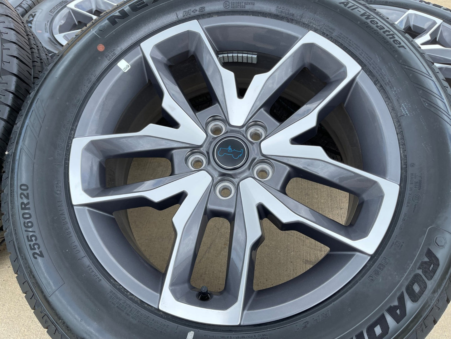 20" Jeep Wrangler Rubicon 4XE OEM 9333 wheels rims Gladiator 2024 2025 2026 NEW