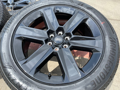 22" Ford F-150 LOBO LARIAT OEM black rims wheels tires Expedition 2026 2027 NEW