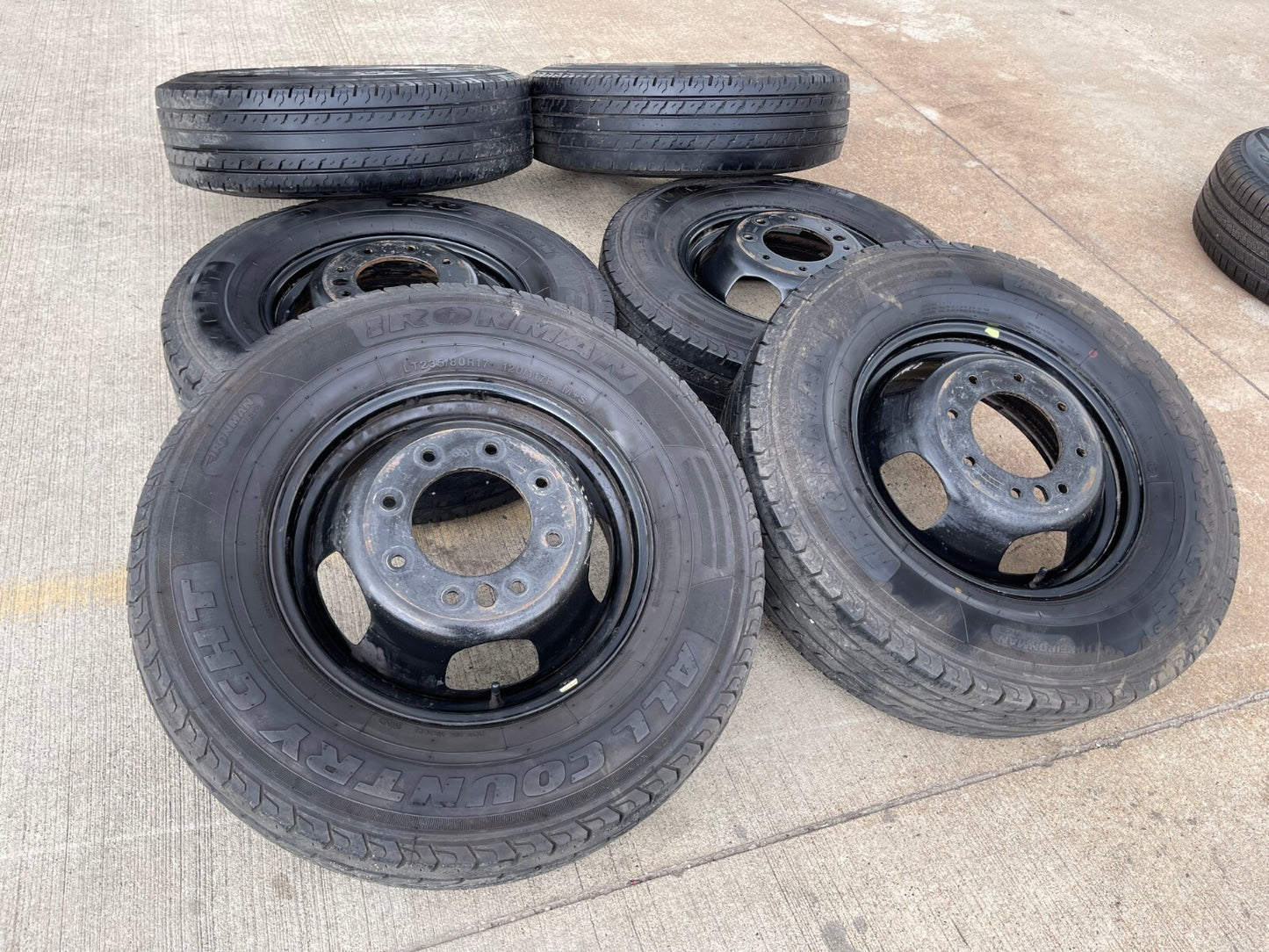 17" Dodge Ram 3500 Dually Laramie 8x200 wheels rims 2703 2704 OEM IRONMAN