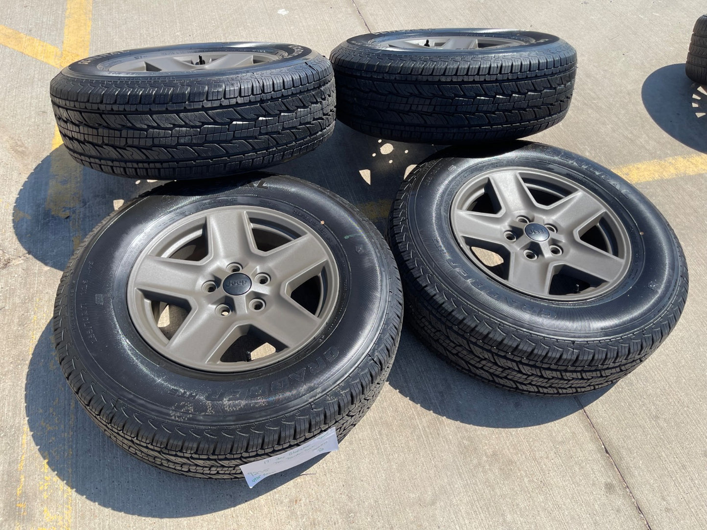 17" Jeep Gladiator MILITARY EDITION OEM wheels rims 9235 Wrangler tires NEW