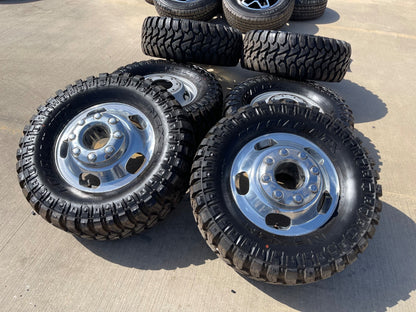 17" Ford F-350 Dually OEM 10477 10478 rims wheels tires SET NEXEN 33"