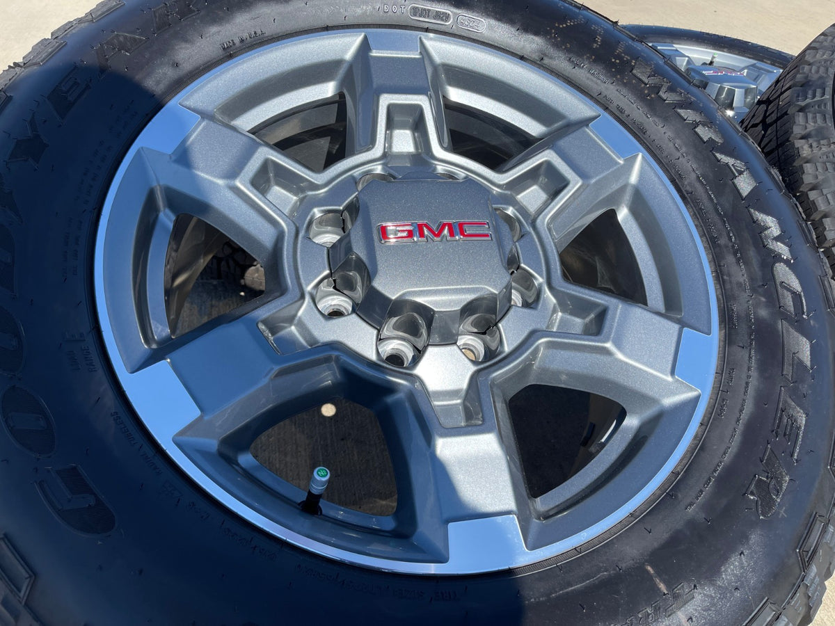20" GMC Sierra AT4X 2500 3500 OEM wheels rims 94038 5188 Chevy Silverado SET NEW