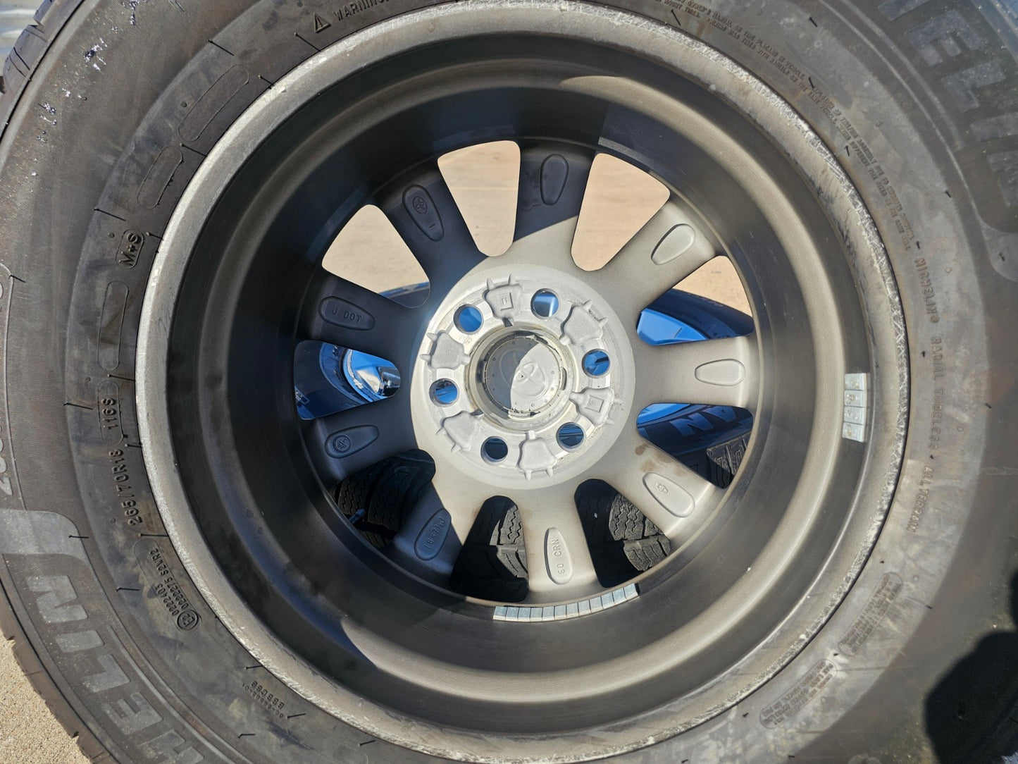 18" Toyota Land Cruiser OEM TRD black wheel rim 95952 Tundra Sequoia