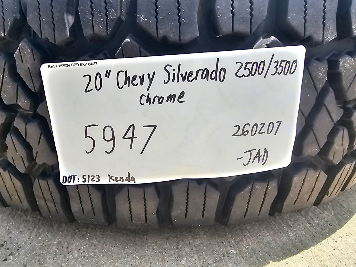 20" GMC Sierra DENALI Chevy Silverado 2500 3500 OEM 5960 5947 wheels rims SET