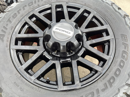 20" Ford F-250 F-350 OEM Black rims wheels 10201 TREMOR BFG KO3 A/T