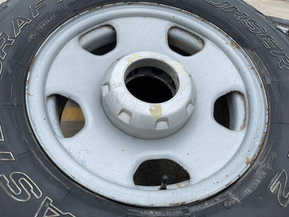 (1) 18" Ford F-250 F-350 OEM 3601 steel spare wheel rim tire