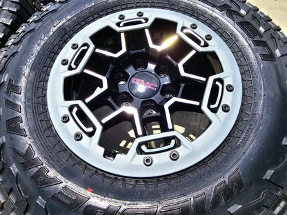 17" GMC Sierra Chevy Silverado OEM Beadlock wheels rims Canyon 2024 2025 NEW