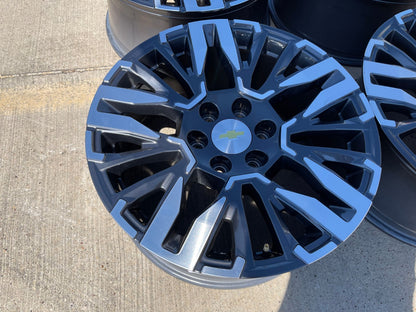 20" Chevy Silverado Z71 GMC Sierra Canyon OEM wheels rims 2025 2026 2027 NEW