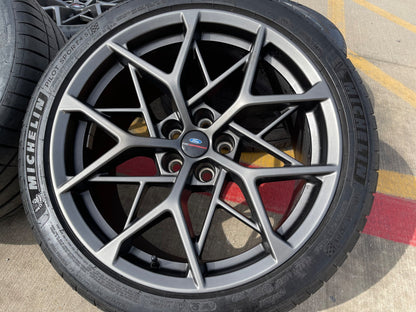 19" 19x10.5 19x11 Ford Mustang GT Track Pack PREFORMANCE OEM wheels rim MICHELIN