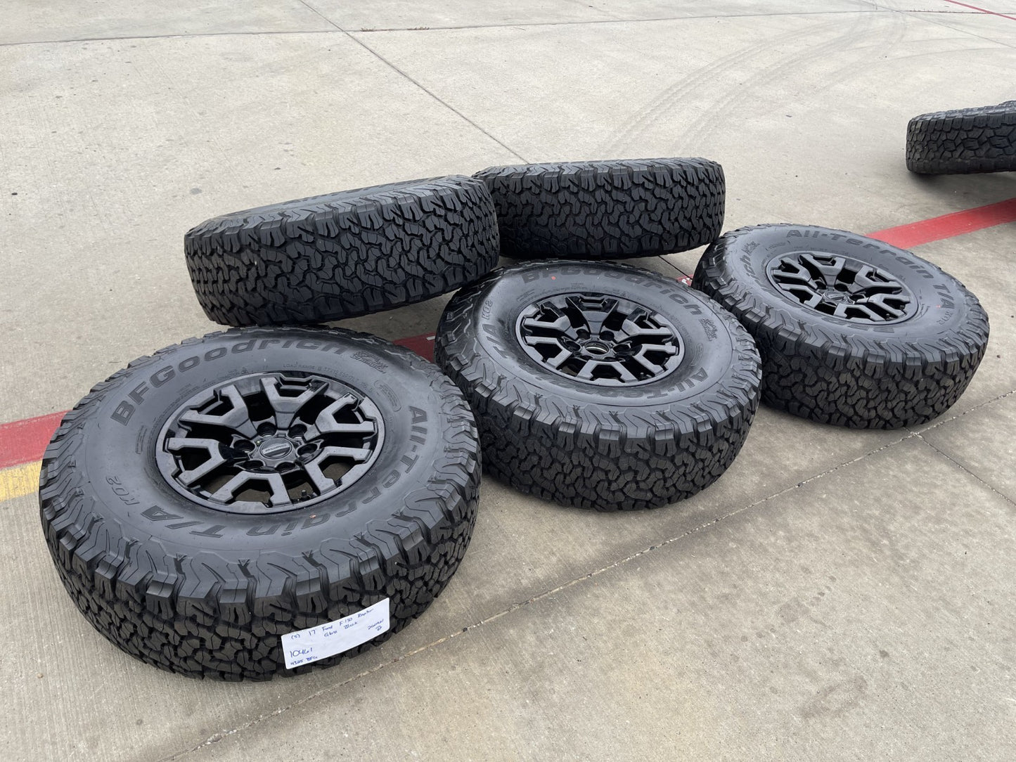 17" Ford F-150 Raptor Bronco OEM 10461 rims wheels SET 2026 2027 BFG KO2 A/T NEW