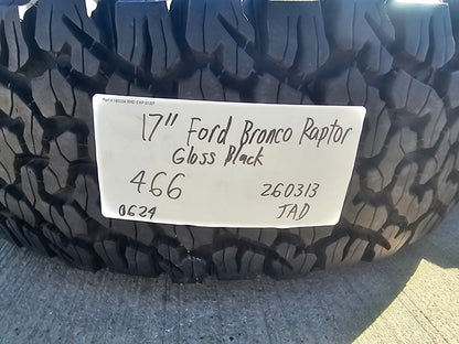 17" Ford F-150 Raptor Bronco OEM 10461 rims wheels SET 2025 2026 2027 BFG NEW