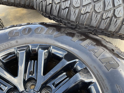 17" Ford F-150 Raptor OEM 96648 rims wheels tires SET GOODYEAR 35"