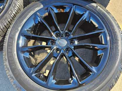 22" Jeep Grand Wagoneer OEM 9298 Obsidian rims wheels RAM 1500