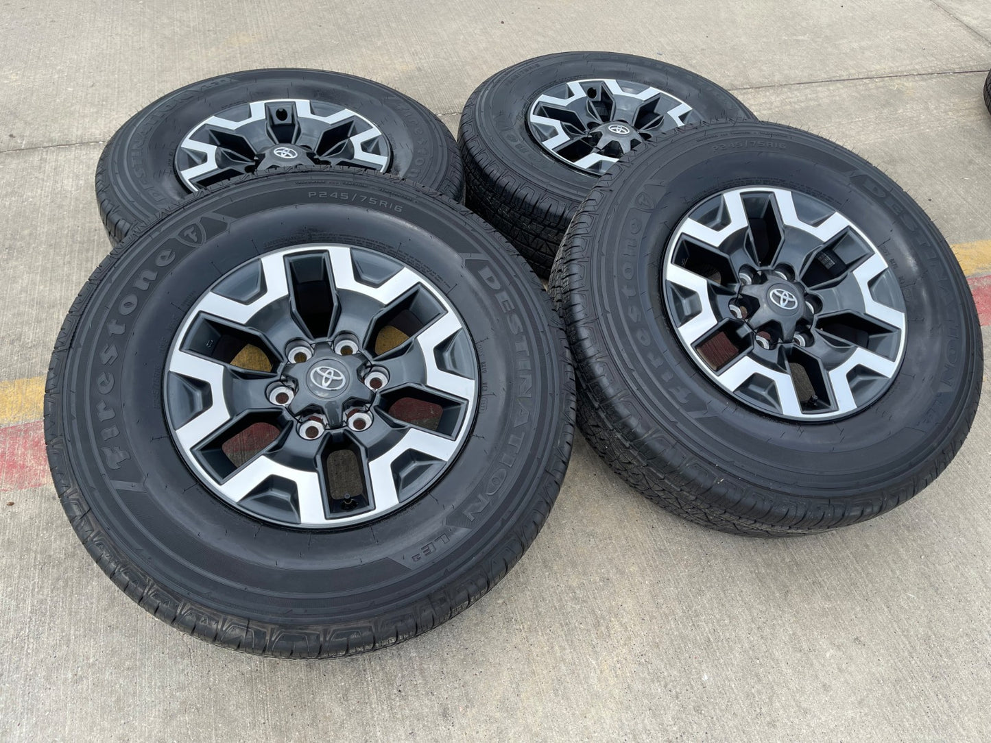16" Toyota Tacoma TRD wheels rims SET 75189 OEM 4Runner FJ FIRESTONE