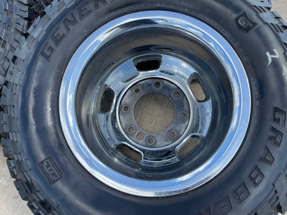 17" Dodge Ram 3500 Dually Laramie 8x200 wheels rims 2703 2704 OEM SET GENERAL
