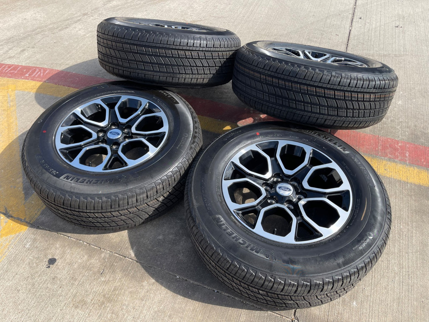 18" Ford F-150 OEM rims wheels 10438 Expedition 2024 2025 2026 2027 MICHELIN NEW