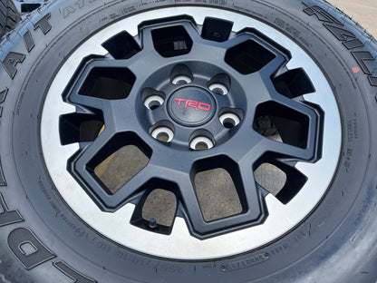 18" Toyota Tacoma 4Runner TRD OEM wheels rims tires 2024 2025 2026 NEW