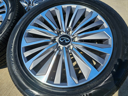22" Infiniti QX80 QX56 Nissan Titan Armada OEM wheels rims tires 2024 2025 NEW