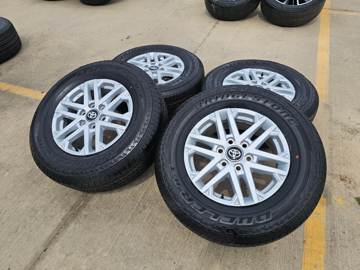 18" Toyota Tundra Sequoia TRD OEM 75281 wheels rims LX600 BRIDGESTONE SET NEW
