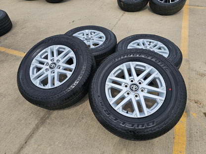 18" Toyota Tundra Sequoia TRD OEM 75281 wheels rims LX600 BRIDGESTONE SET NEW