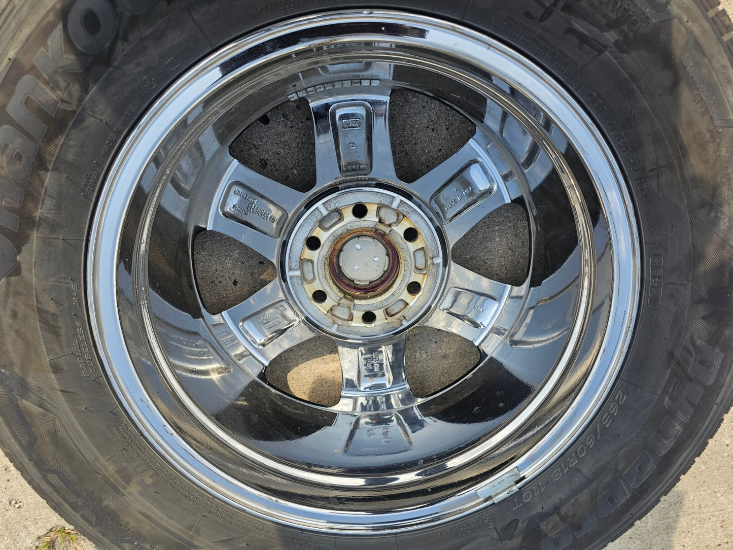 18" Ford F-150 Expedition OEM chrome rim wheel tire 10343 spare 2024 2025 2026