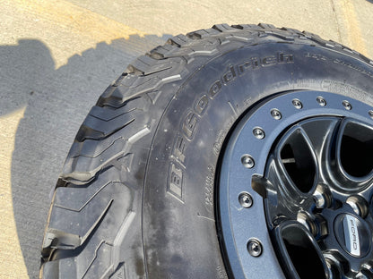 17" Ford F-150 Raptor OEM BEADLOCK rims wheels 10459 95210 SET BFG 33"