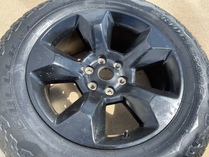 20" Ram 1500 LIMITED Laramie wheel rim black OEM 2675 2722 spare single