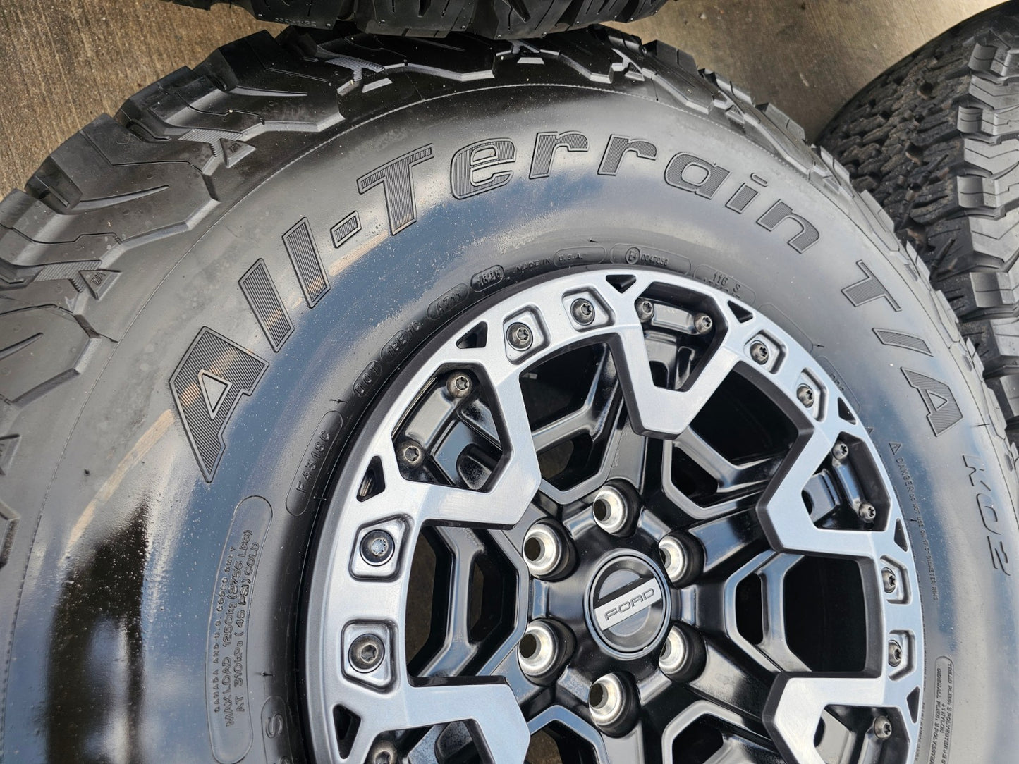 (4) 17" Ford F-150 Raptor R OEM BEADLOCK rims wheels 2024 2025 2026 2027 BFG NEW