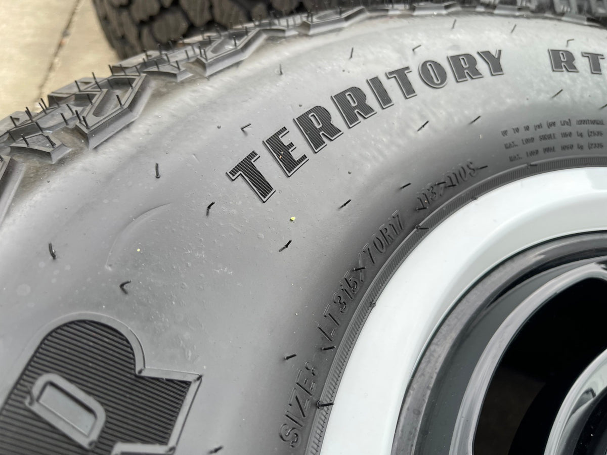 17" Ford Bronco HERITAGE Edition wheels rims white GOODYEAR 35" SET NEW