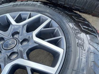 18" Jeep Grand Cherokee OEM wheels rims 51649 Wrangler Gladiator 2024 2025 NEW