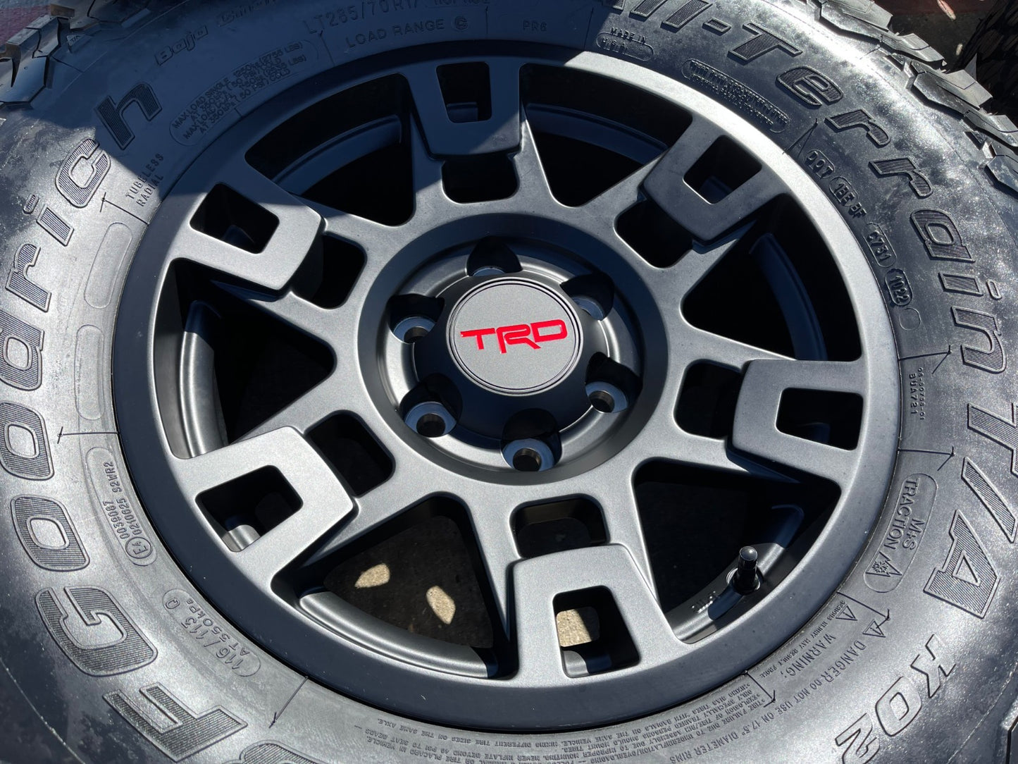 17" Toyota Tacoma 4Runner OEM wheels rims black 75167 TRD FJ NEW